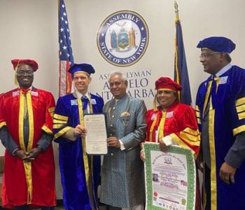 New York State Honours Prof D Madhu Krishan 5