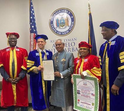 New York State Honours Prof D Madhu Krishan 5