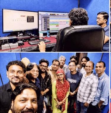 Recording Song Padmashree Sasuji 2